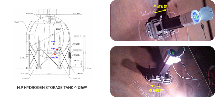 수소저장탱크 내부 재료의 기계적 특성 측정